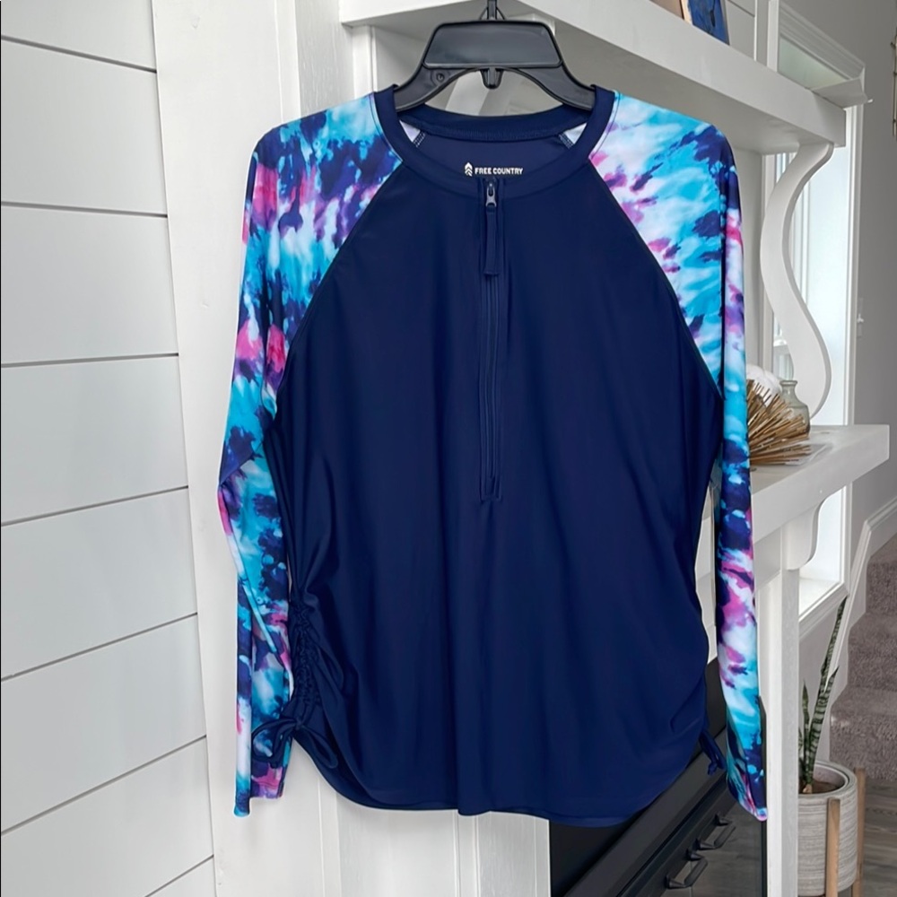 Navy Rash Guard UPF 50